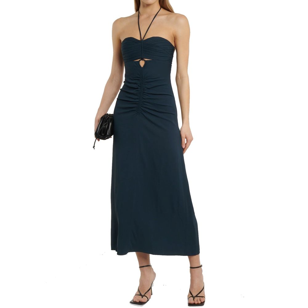 Robe maxi Cut-Out noir
