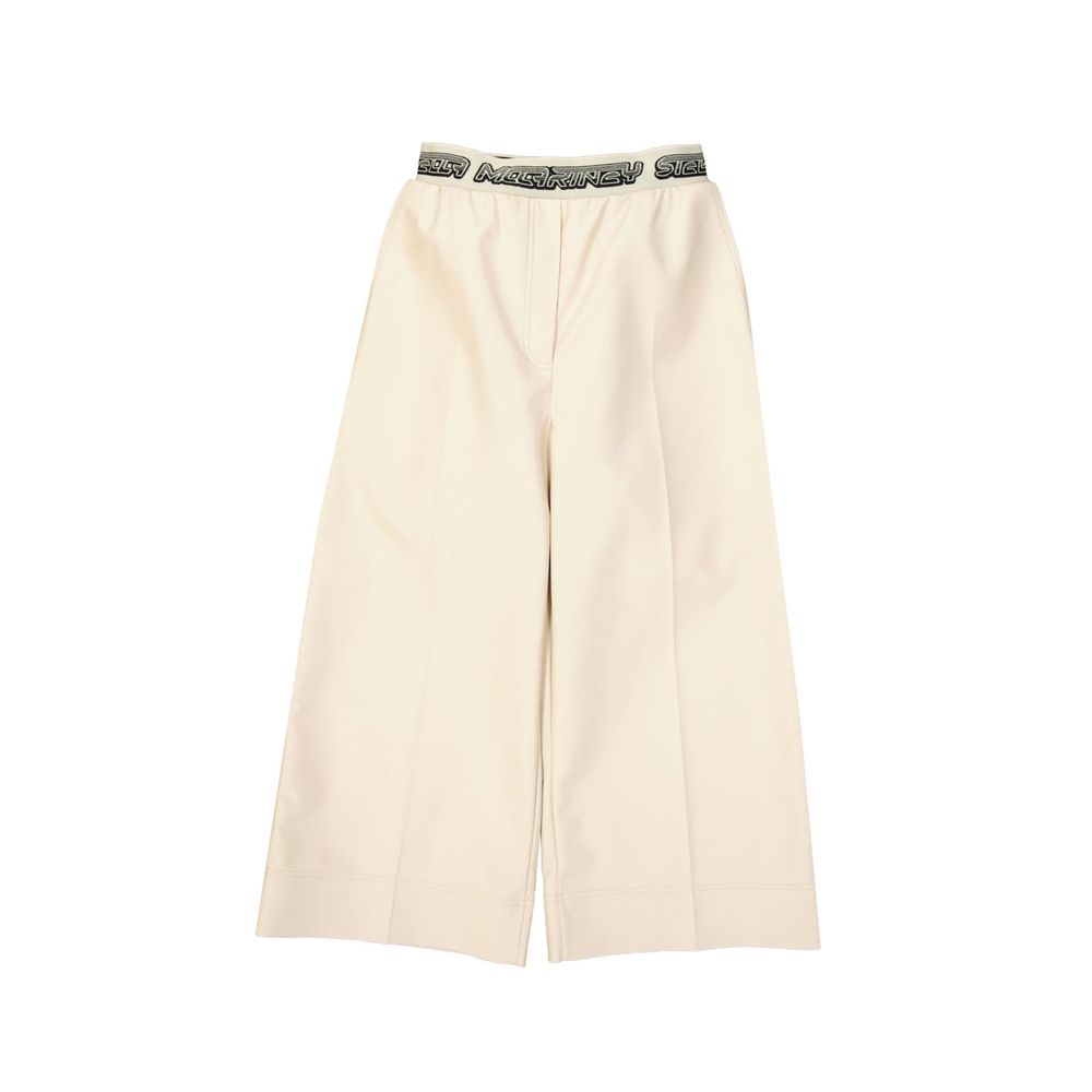 Pantalon cropped logo Made in Italy noir