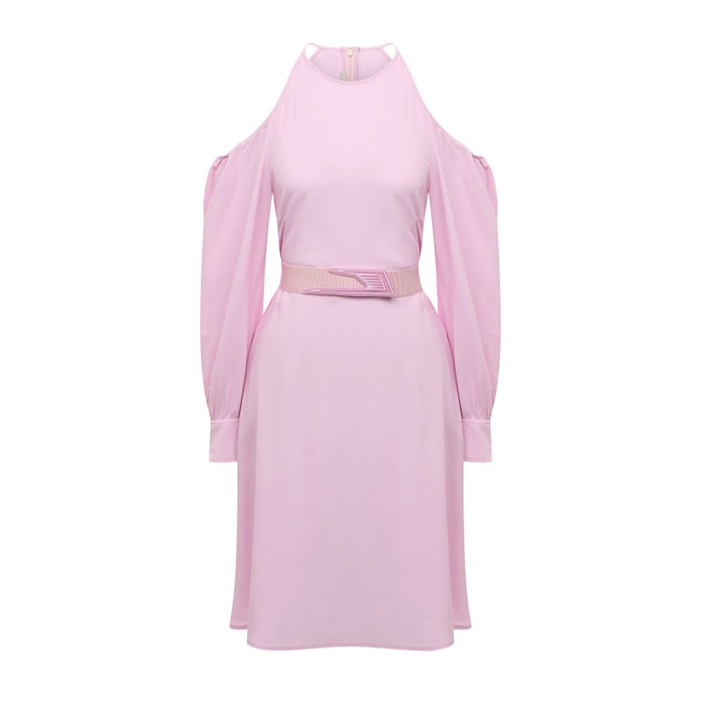 Robe Cut Shoulders noire