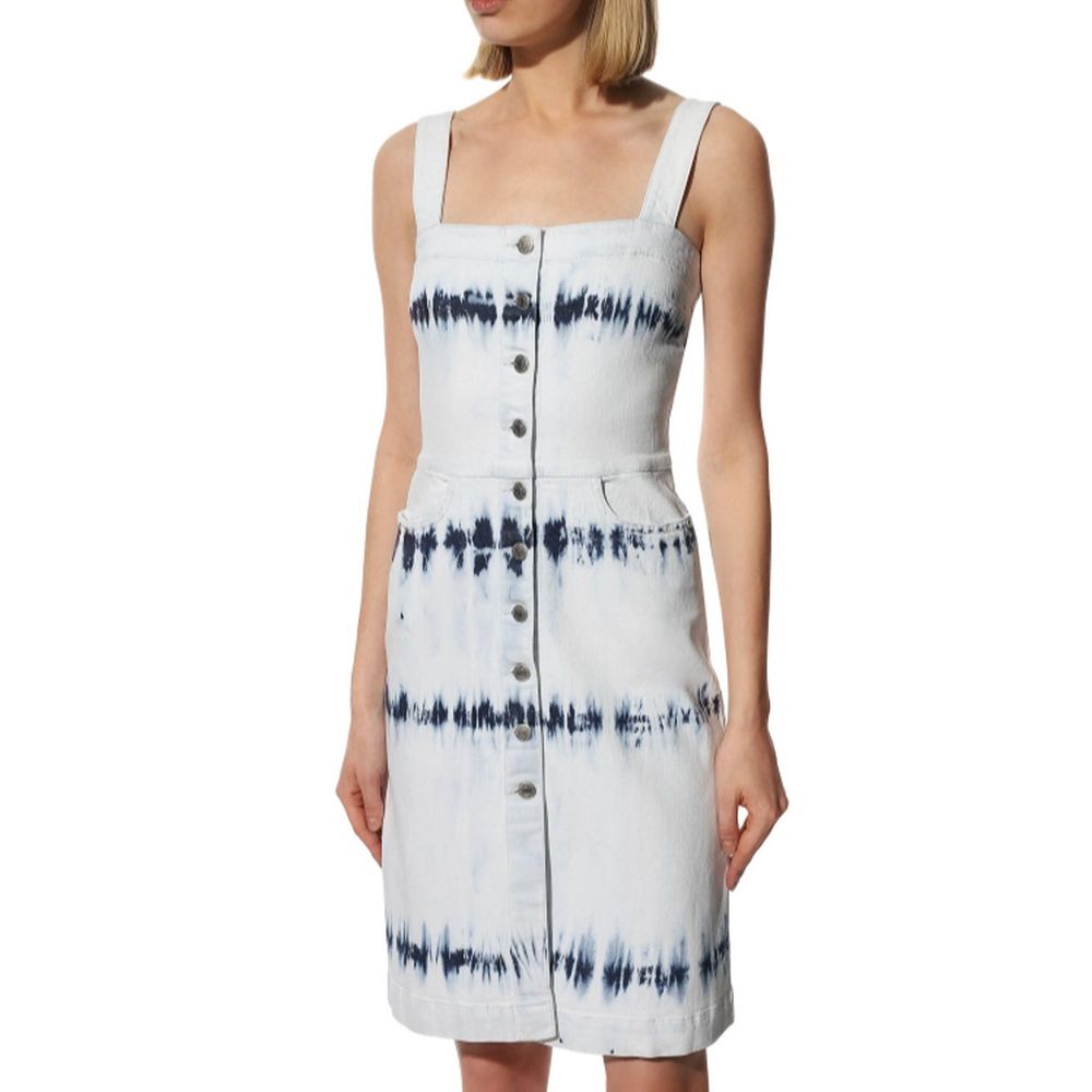 Robe en denim Made in Italy bleue