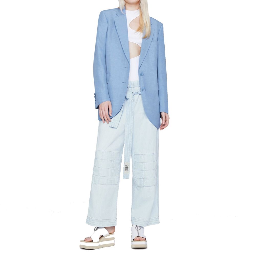Pantalons denim Made in Italy bleus