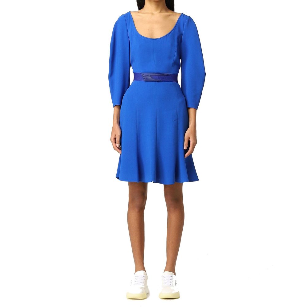 Robe Longue Marque Modèle bleue