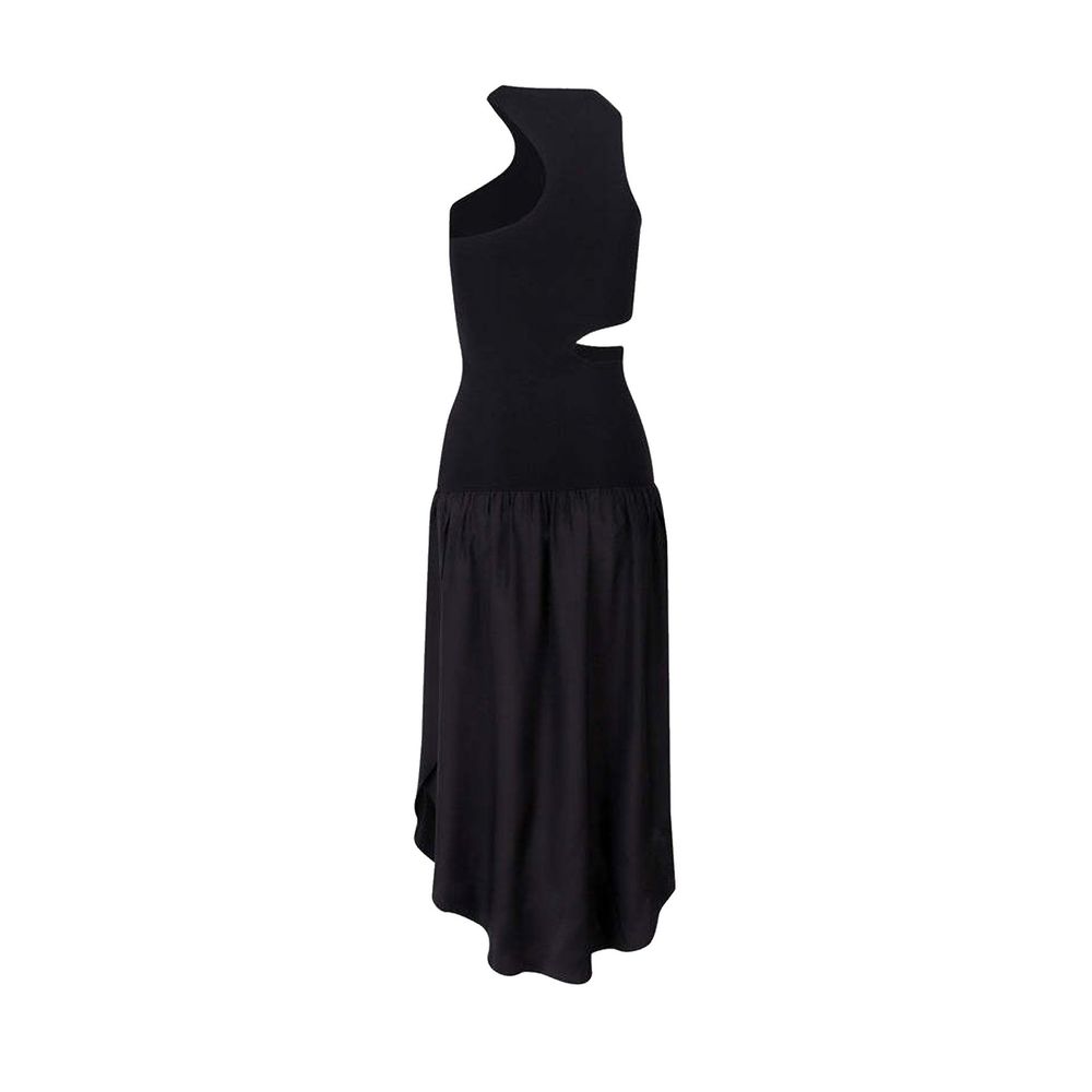 Robe maxi cut-out silks blanches