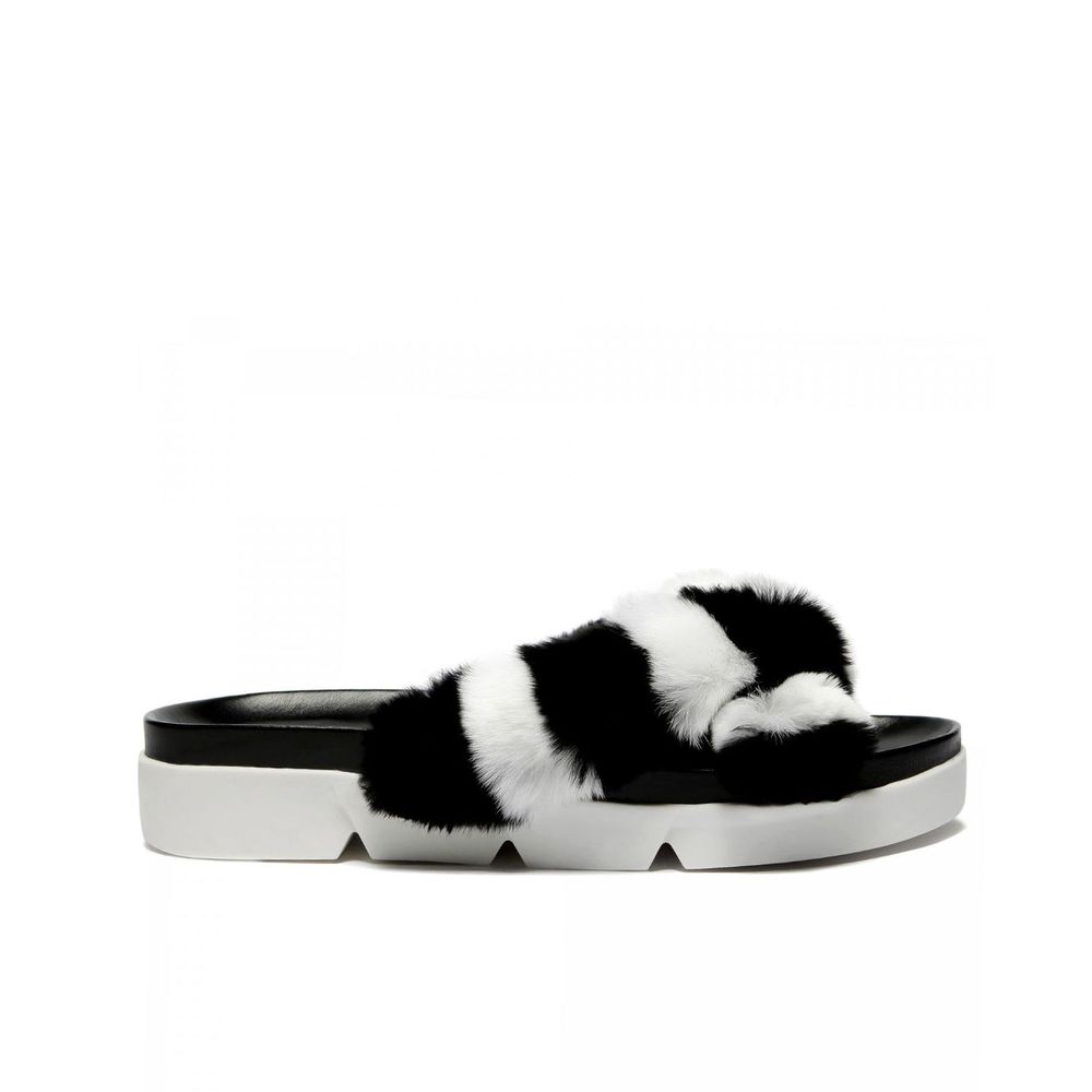 Chaussons Fur asiatiques raccoon marron