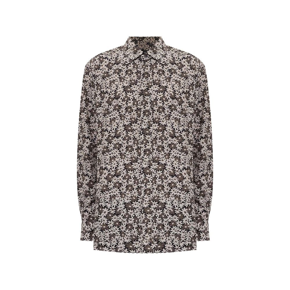 Chemise italienne à fleurs hommes multicolore