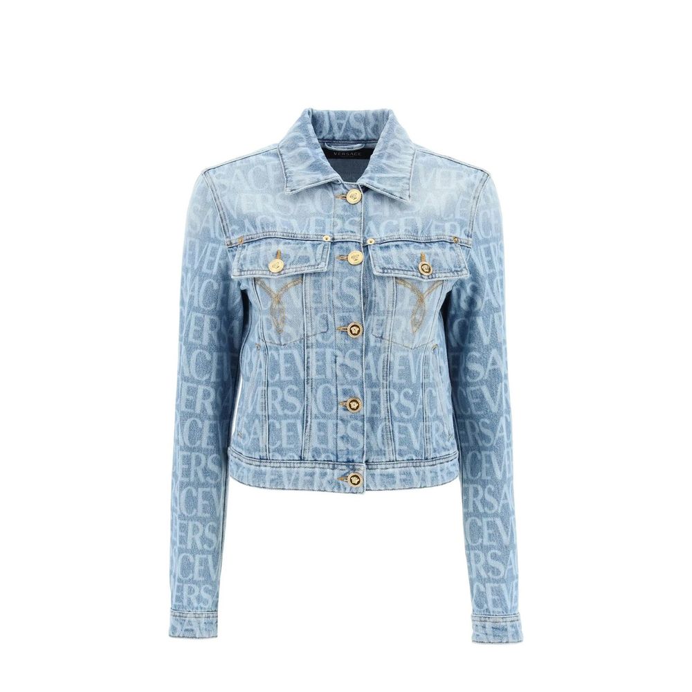 Veste Denim Femme Made in Italy imprimée