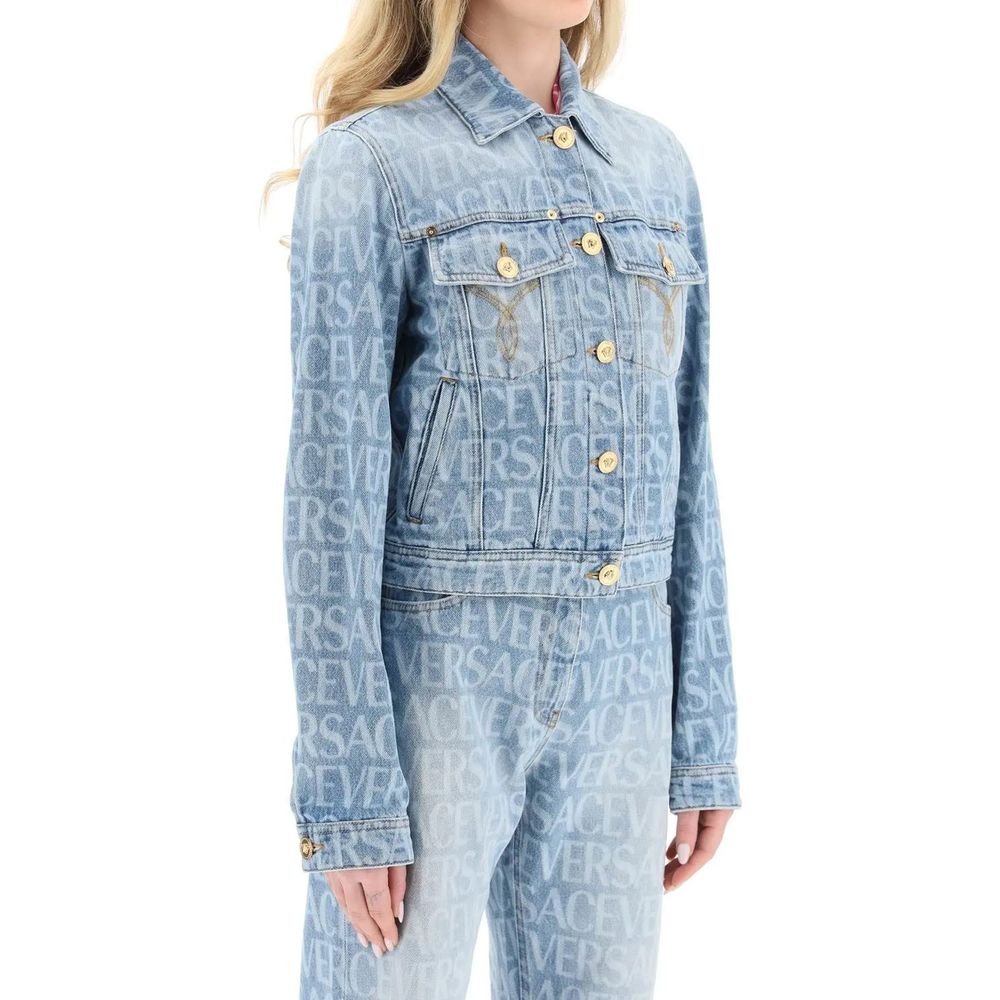 Veste Denim Femme Made in Italy imprimée