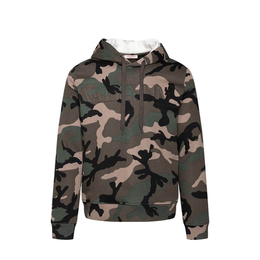 Hoodie Camouflage homme vert
