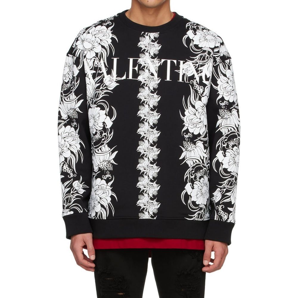Sweatshirt Flowers Daisyland gris
