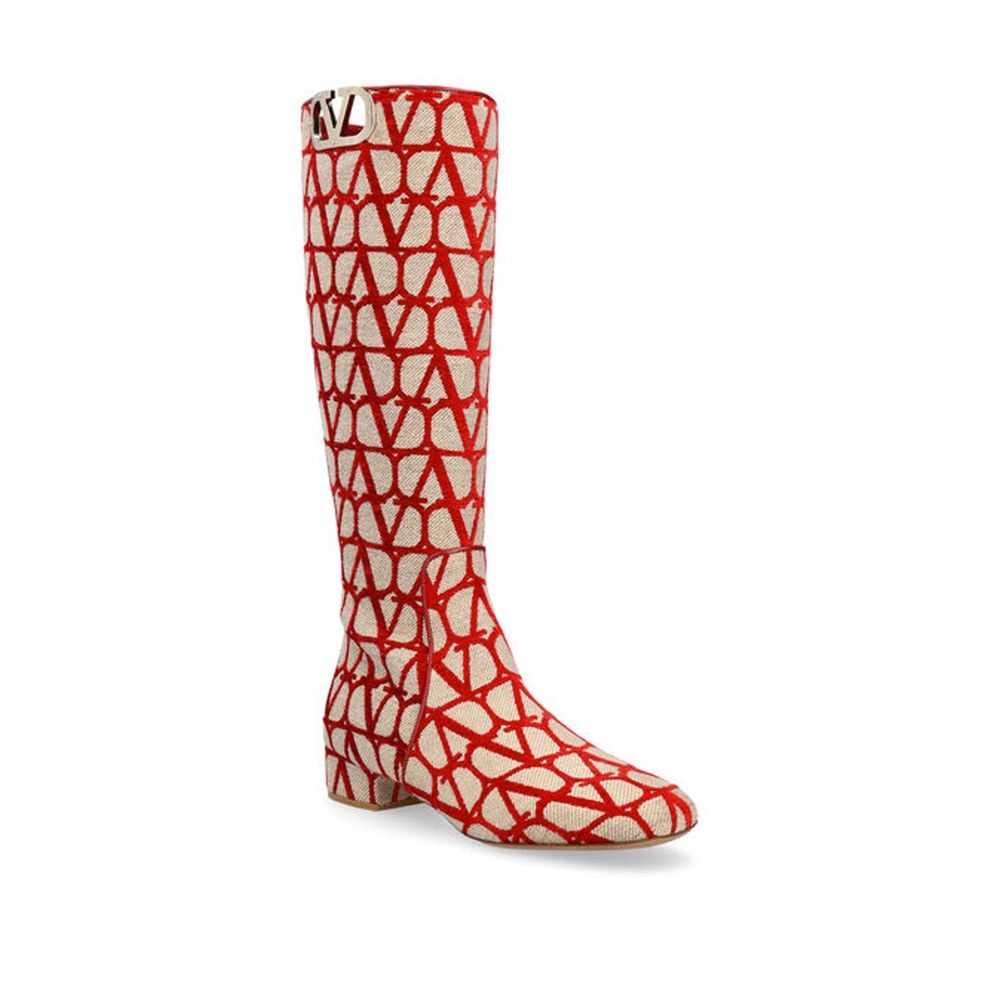 Bottines Vlogo en toile noires