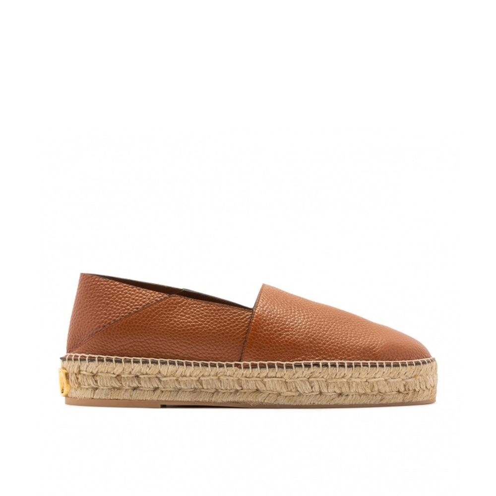 Espadrilles Valentino Garavani en cuir noires