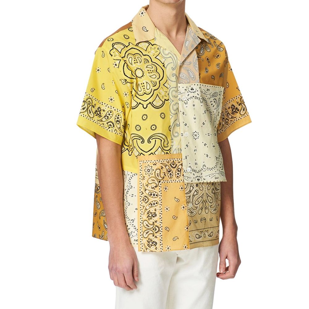 Chemise Patchwork Bandana bleue