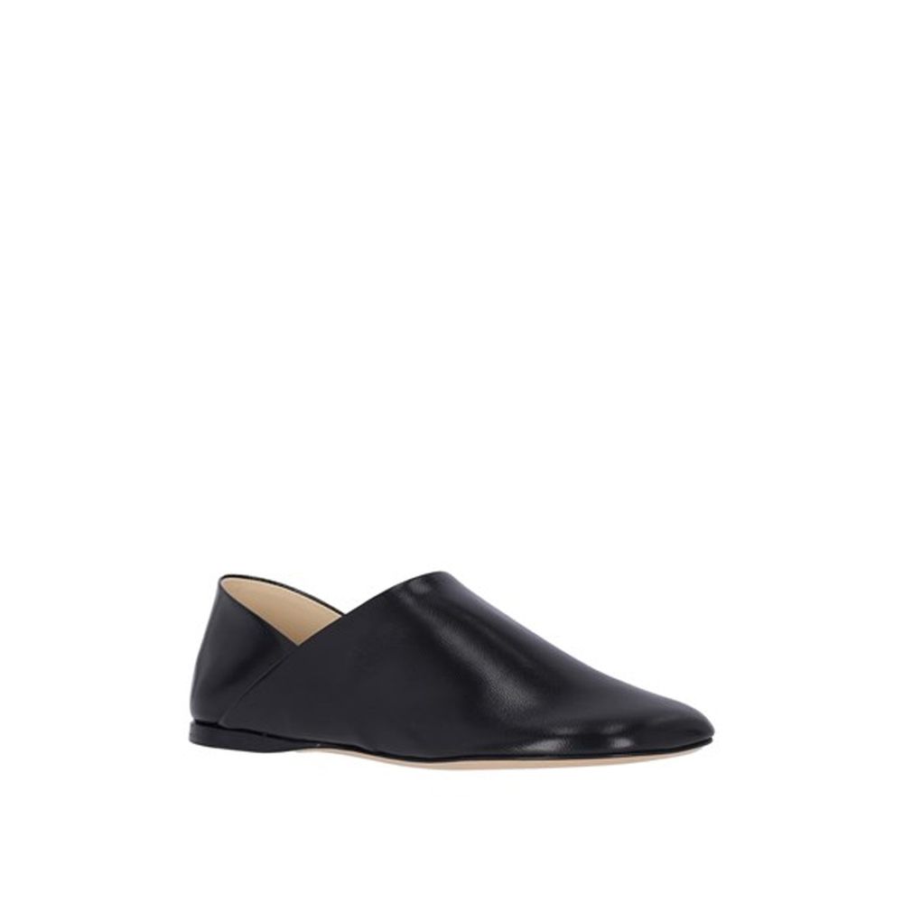 Loafers Slipper Toy en cuir noirs