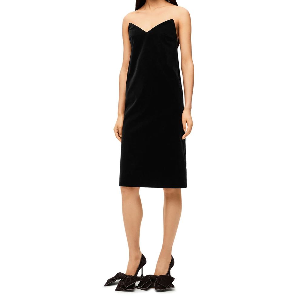 Robe bustier Velvet noire