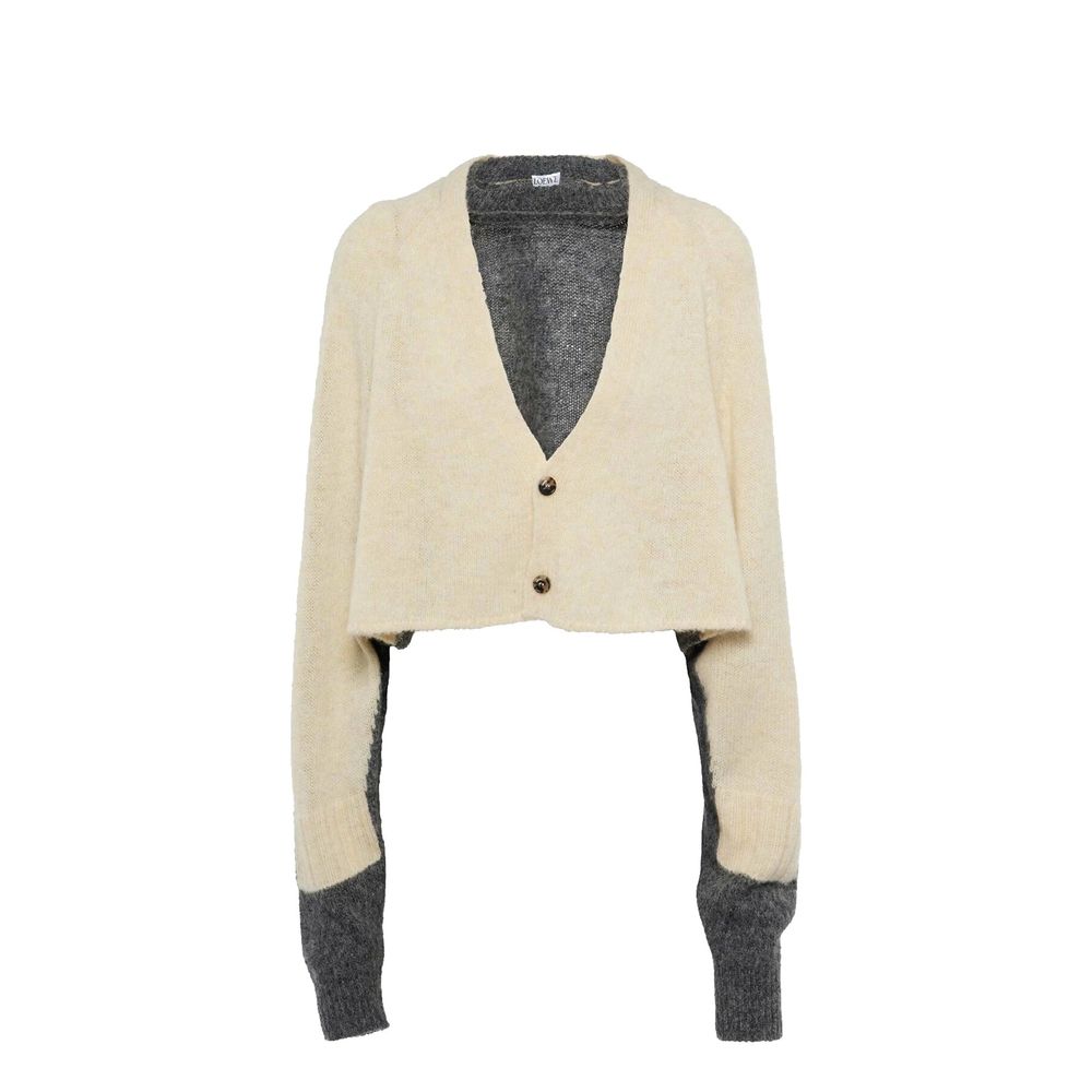 Cardigan Loewe en laine oversize bleu