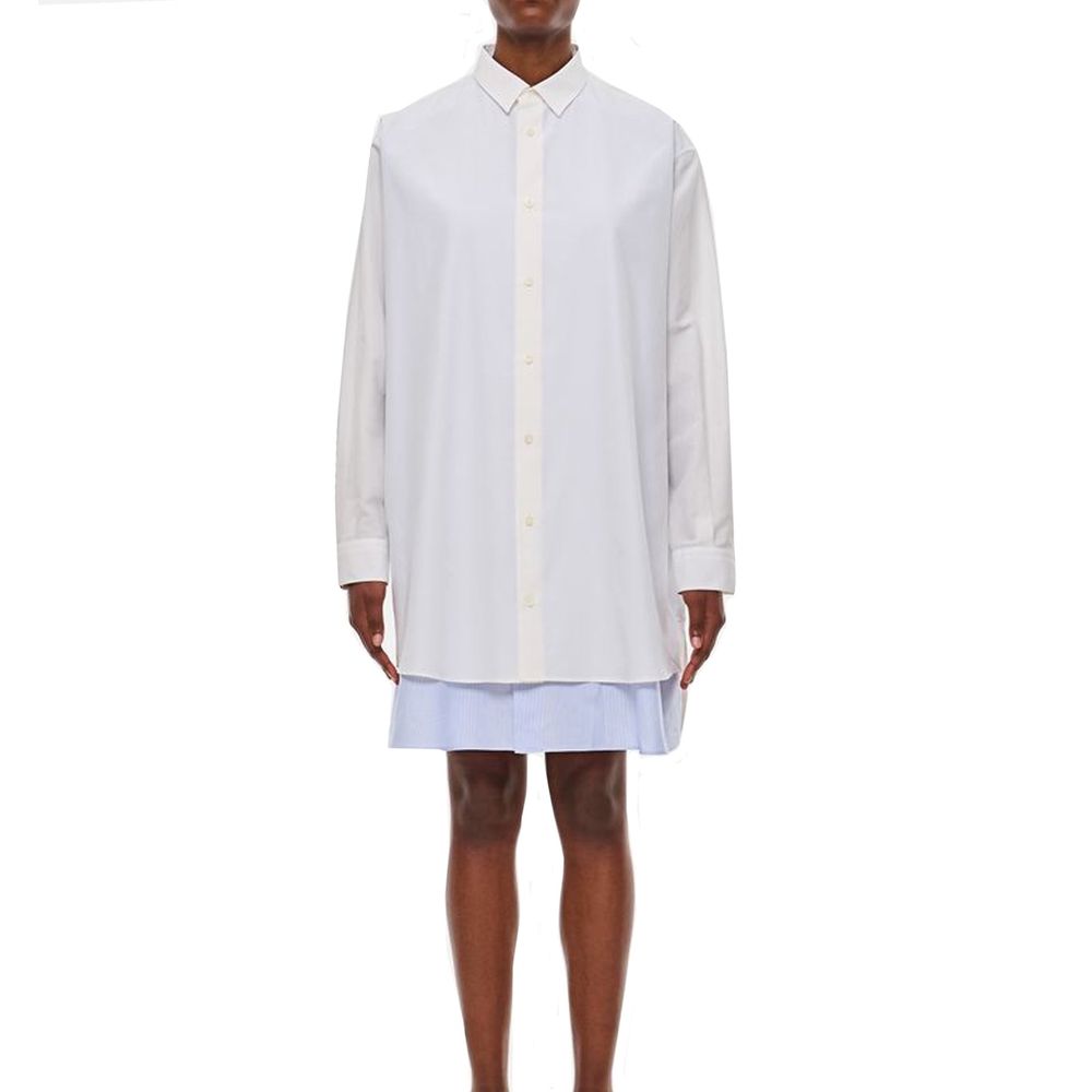 Robe chemise Double Layer noire