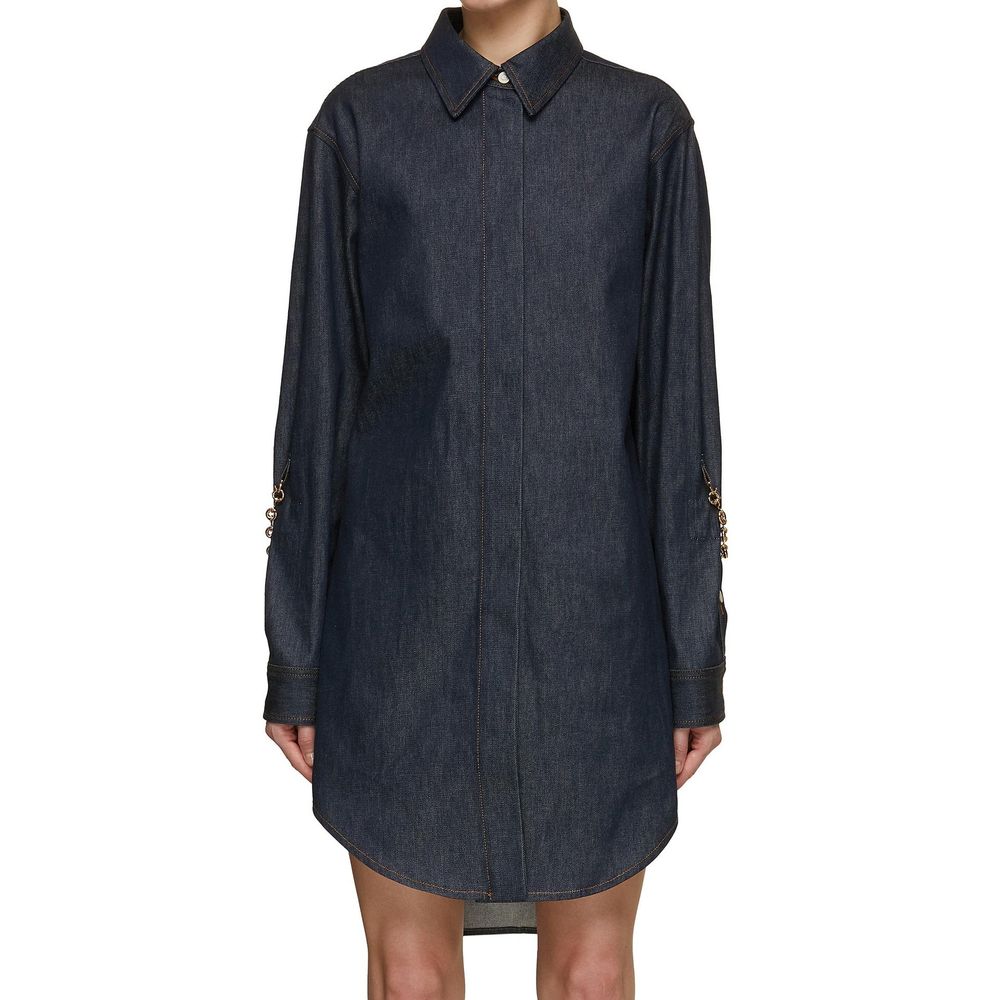 Robe chemise LOEWE en denim bleu