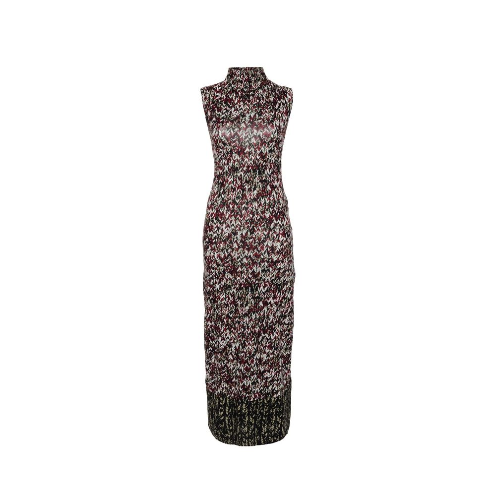 Robe Knit-Print Femme noire