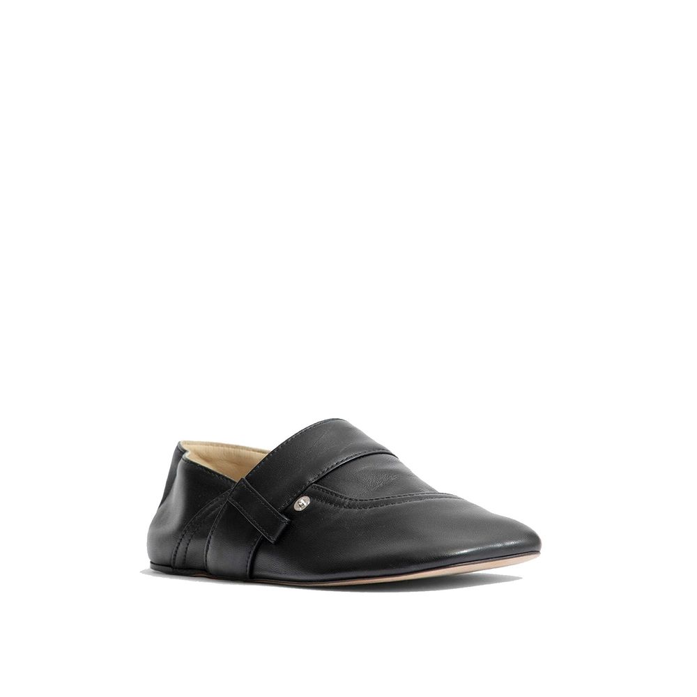 Chaussons Toy en cuir noirs
