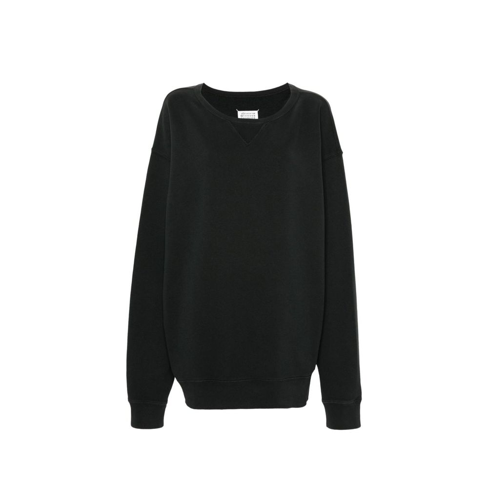 Sweatshirt homme 100% coton noir