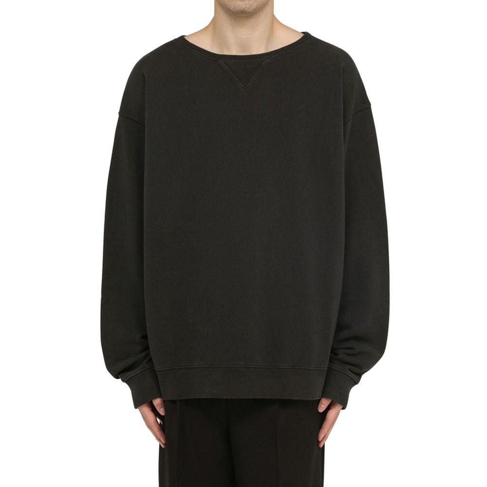 Sweatshirt homme 100% coton noir