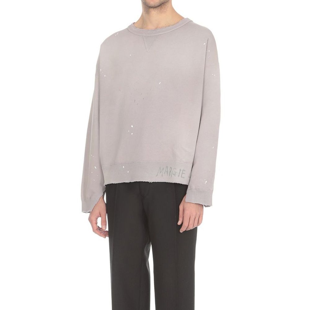 Sweatshirt 100% coton homme gris