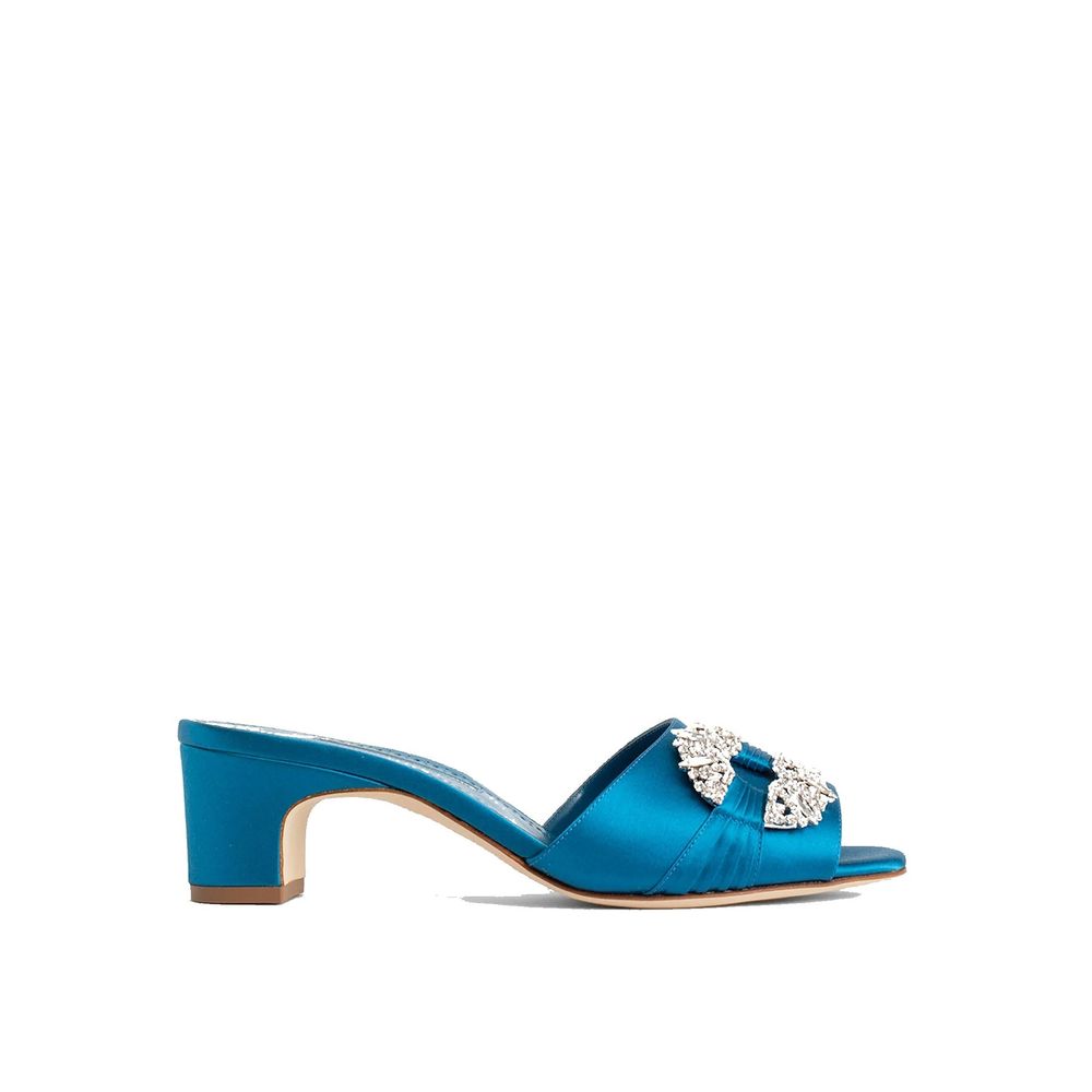 Mules Manolo Blahnik Prinap noires