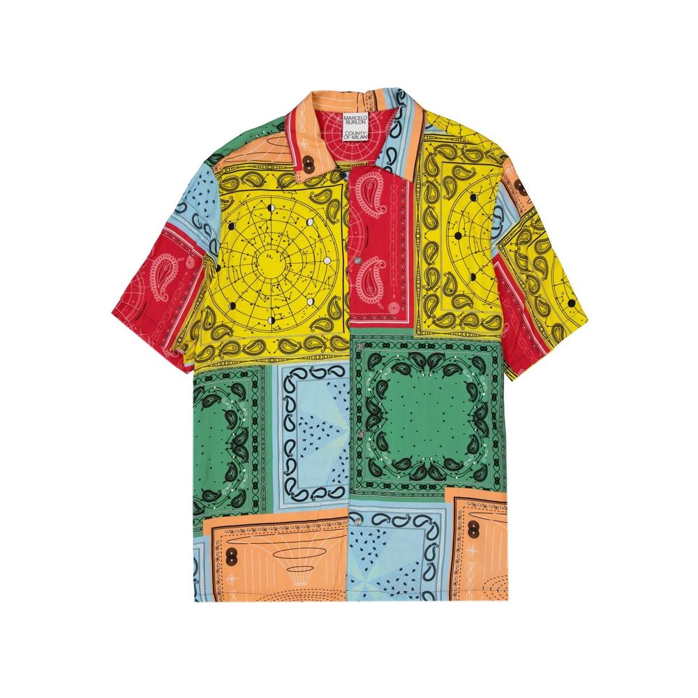 Chemise Marcelo Burlon Colour-Block multicolore