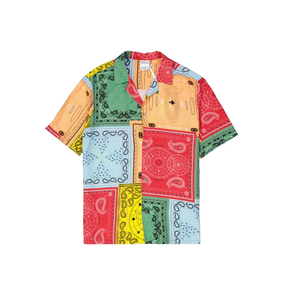Chemise Marcelo Burlon color-block multicolore
