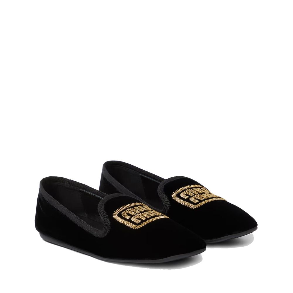 Flats Miu Miu Logo noires