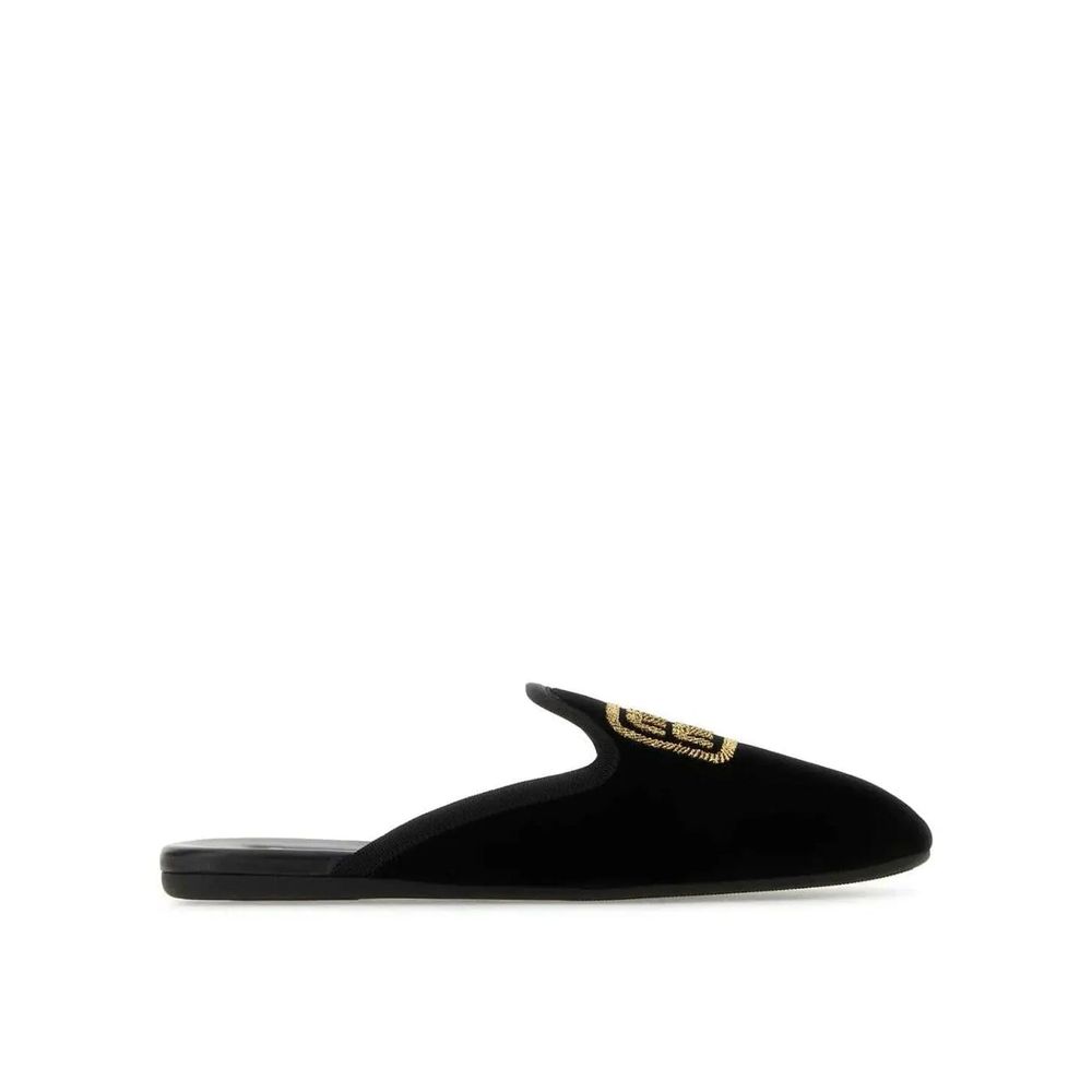 Mules Miu Miu Logo noires