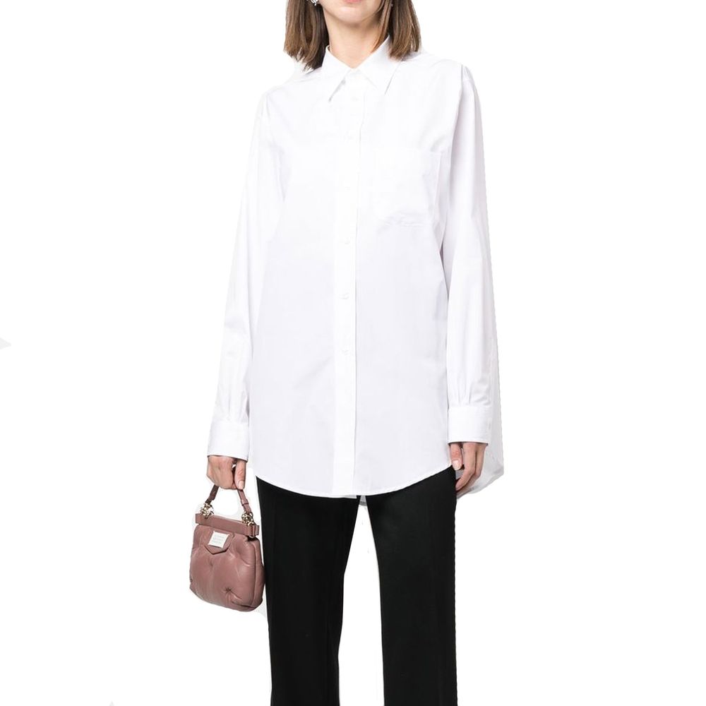 Chemise Mison Margiela popeline blanche