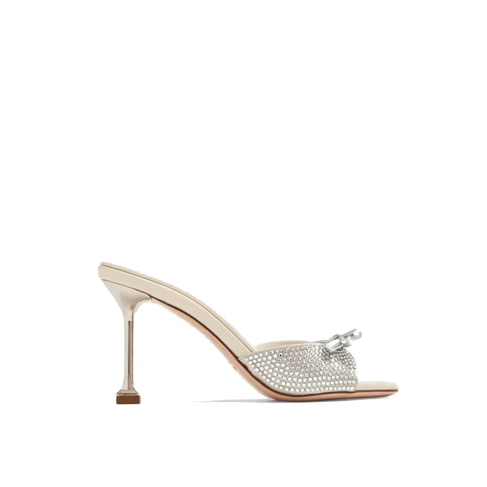 Mules Miu Miu en cuir transparent