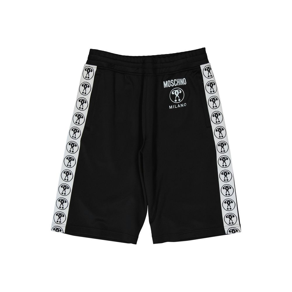 Shorts Contrasting Band hommes noirs