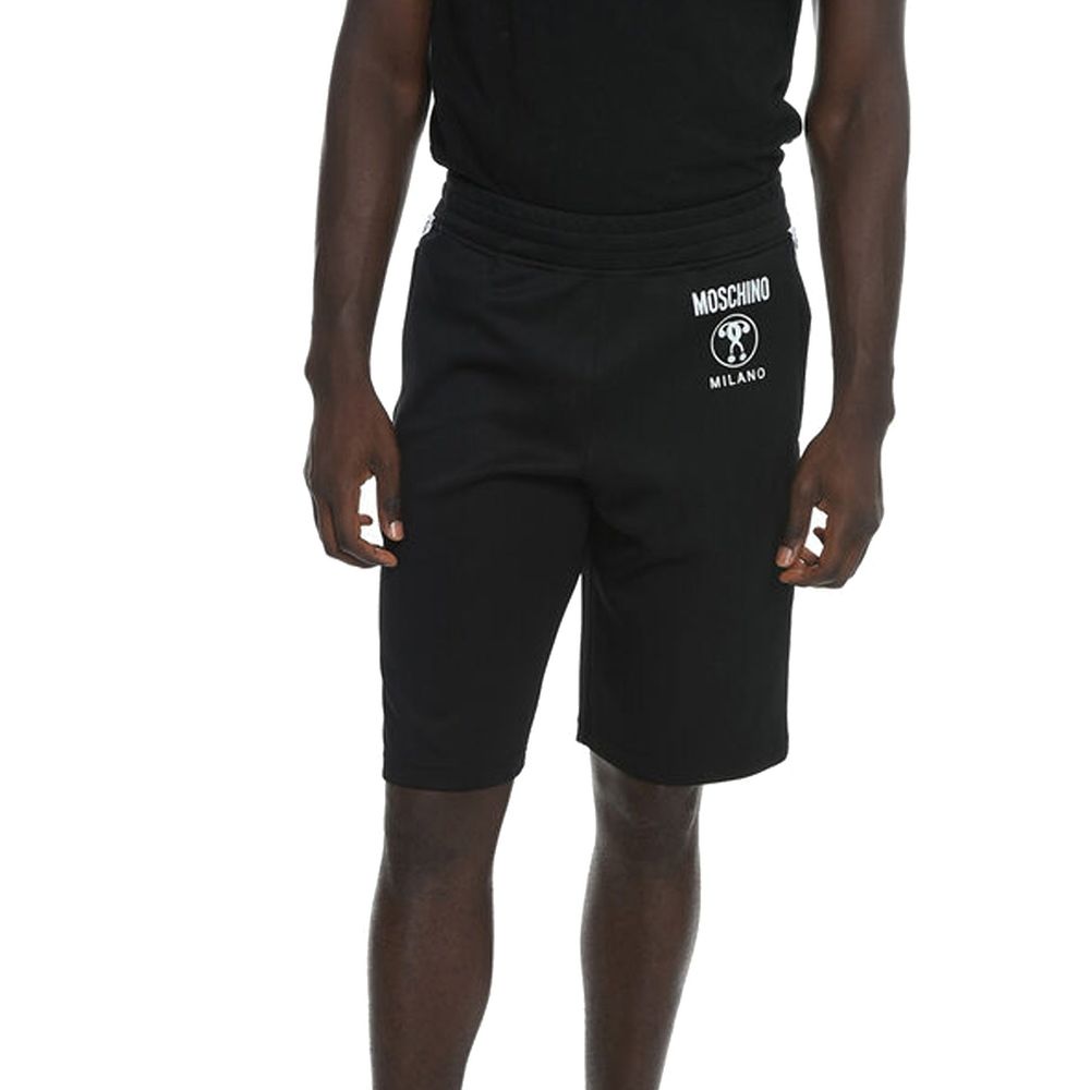 Shorts Contrasting Band hommes noirs