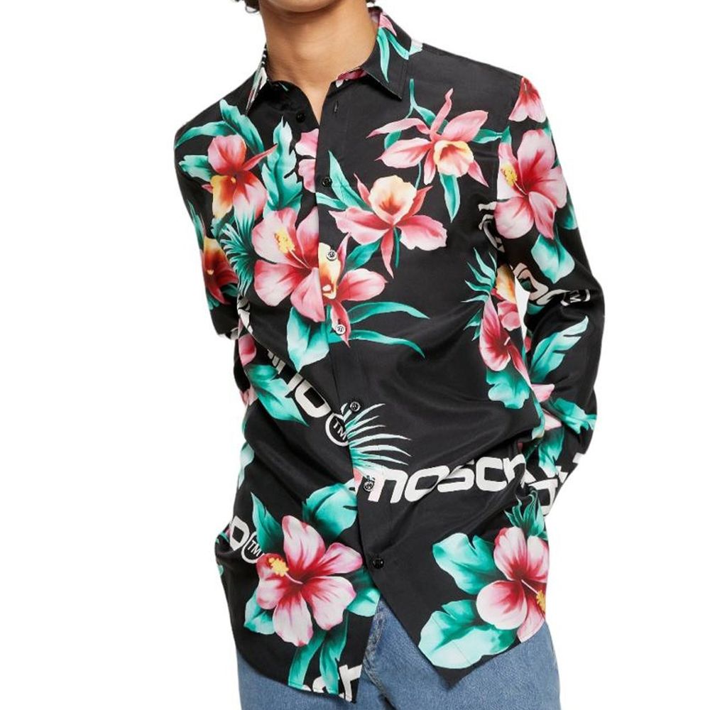 Chemise Silkworm imprimée fleurs multicolore
