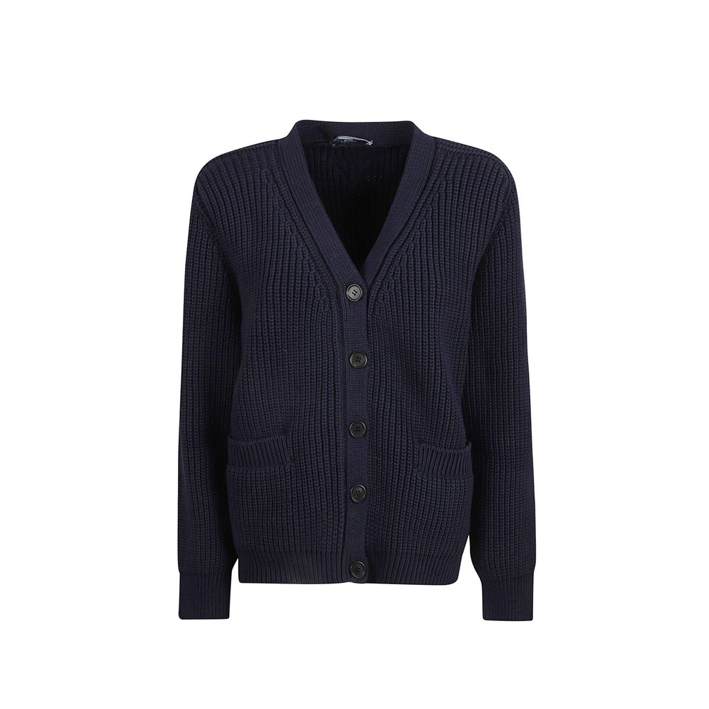 Cardigan Prada V-neck noir