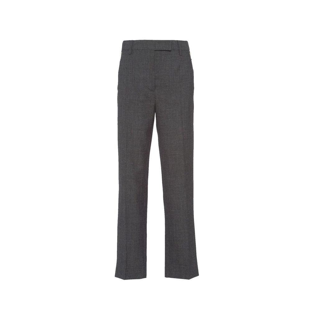 Pantalons 100% Laine Made in Italy noirs
