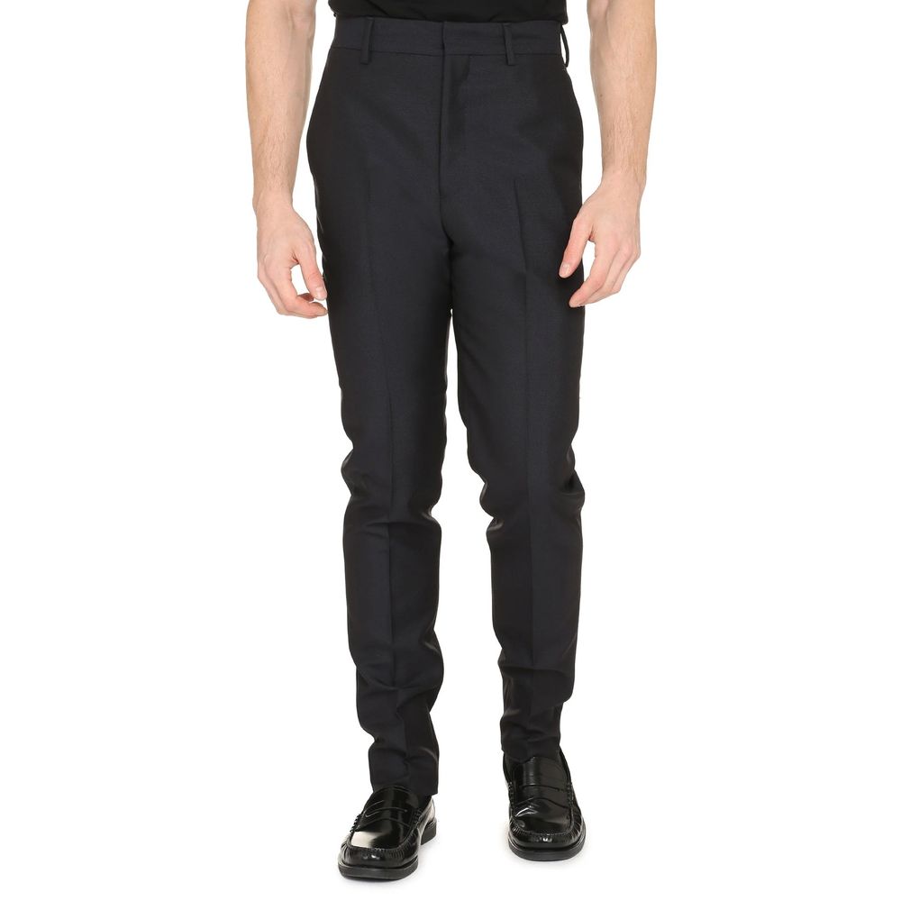 Pantalons en laine italiens gris