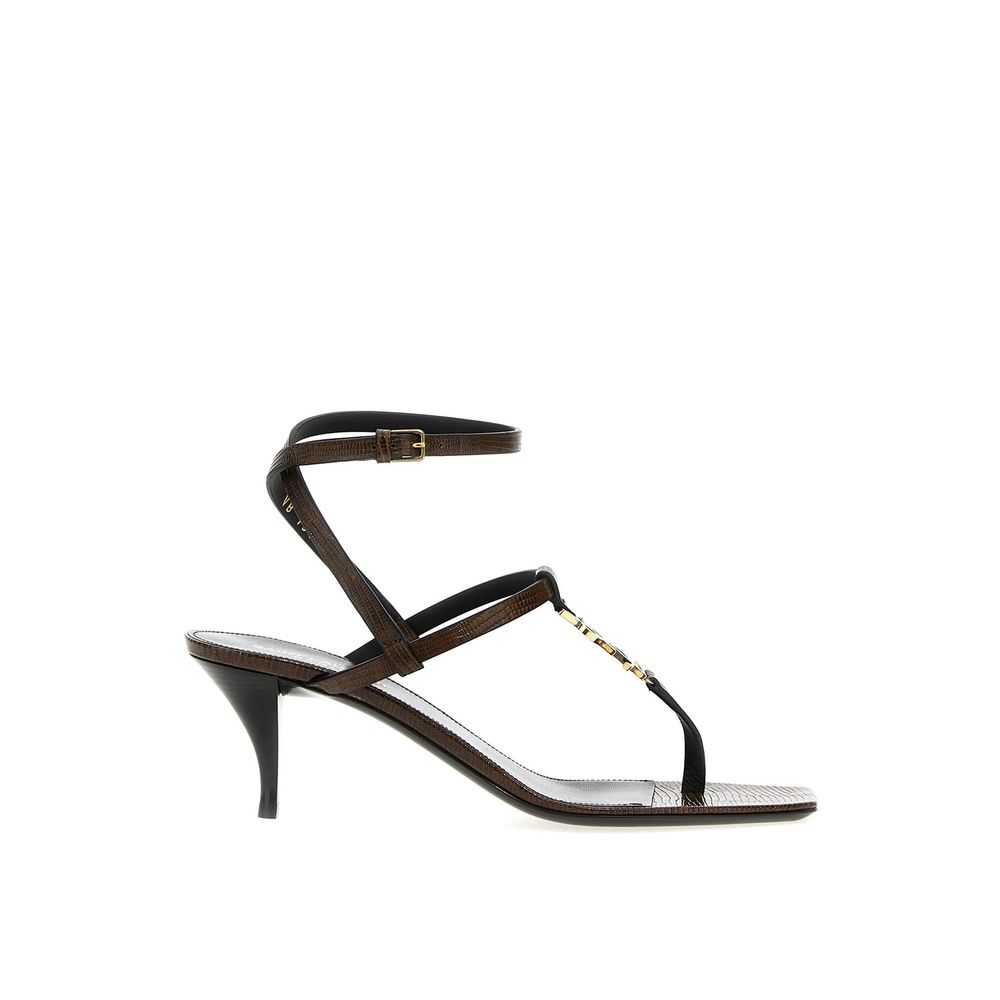 Sandales Saint Laurent Cassandra marron
