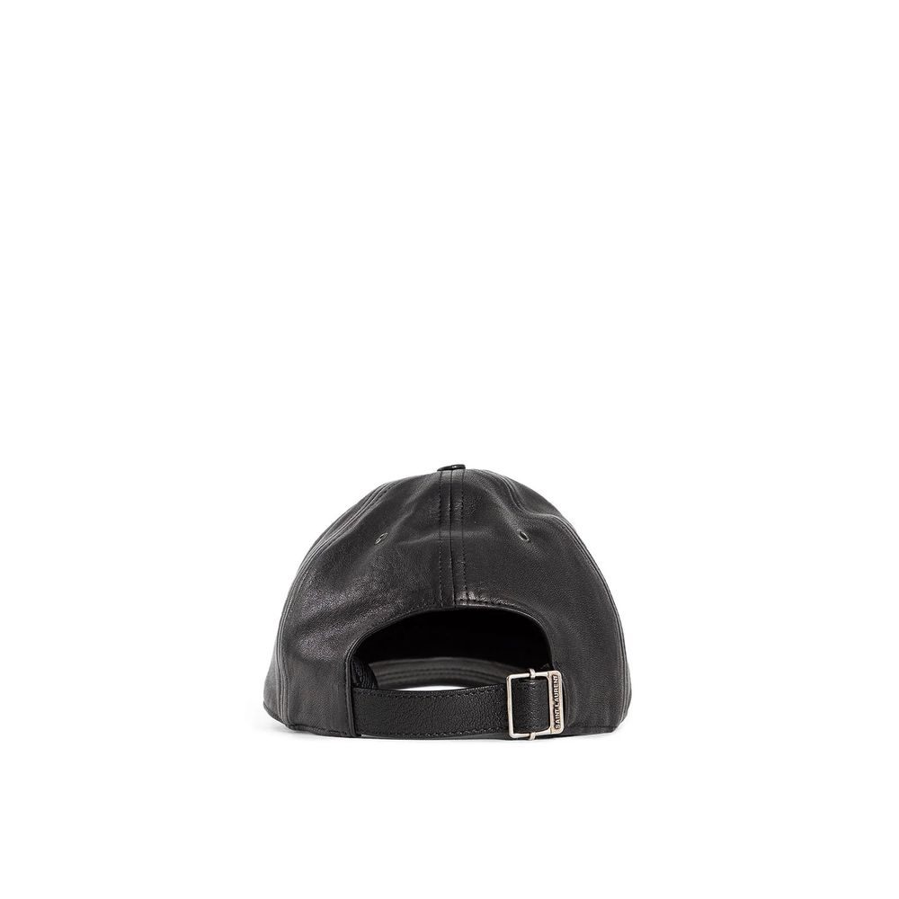 Casquette Saint Laurent Cassandre noire