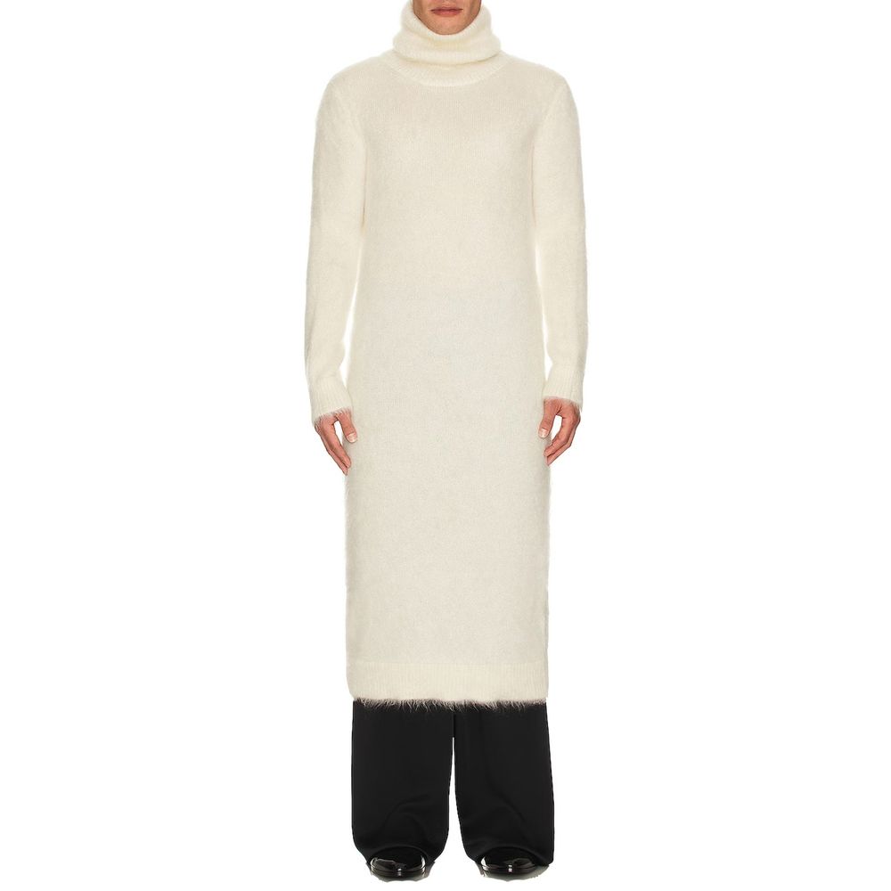 Pull Saint Laurent extra-long blanc