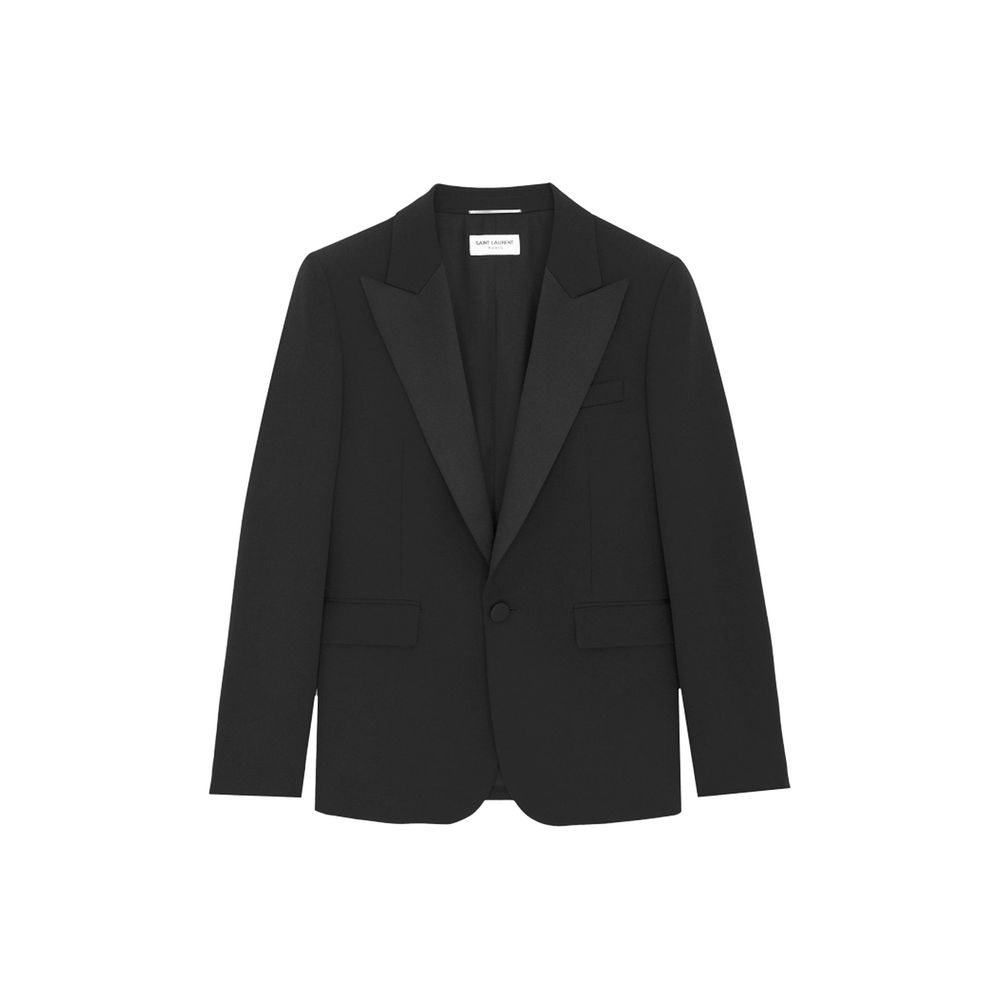 Veste Saint Laurent Grain De Poudre noire