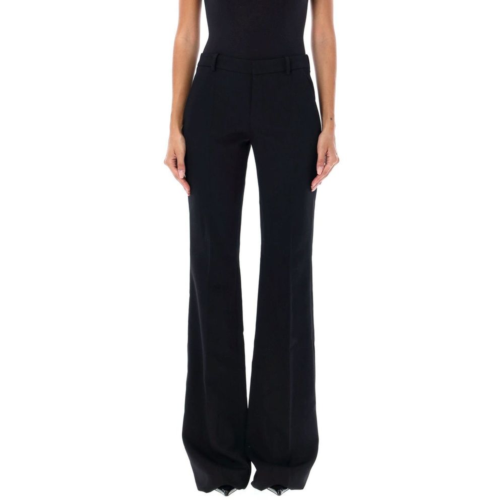 Pantalon Saint Laurent évasé noir