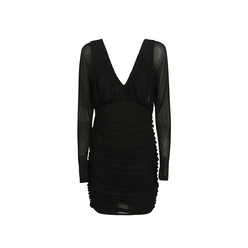Robe Saint Laurent Mini Drapée noire