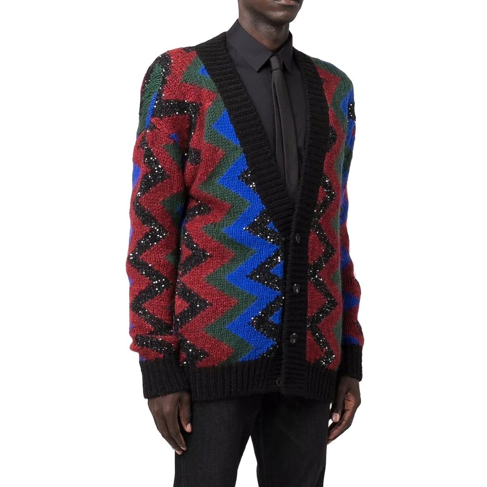 Cardigan Saint Laurent Paillettes noires