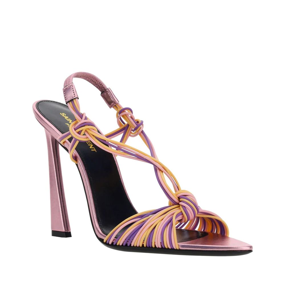 Sandales Saint Laurent Pool 105 noires