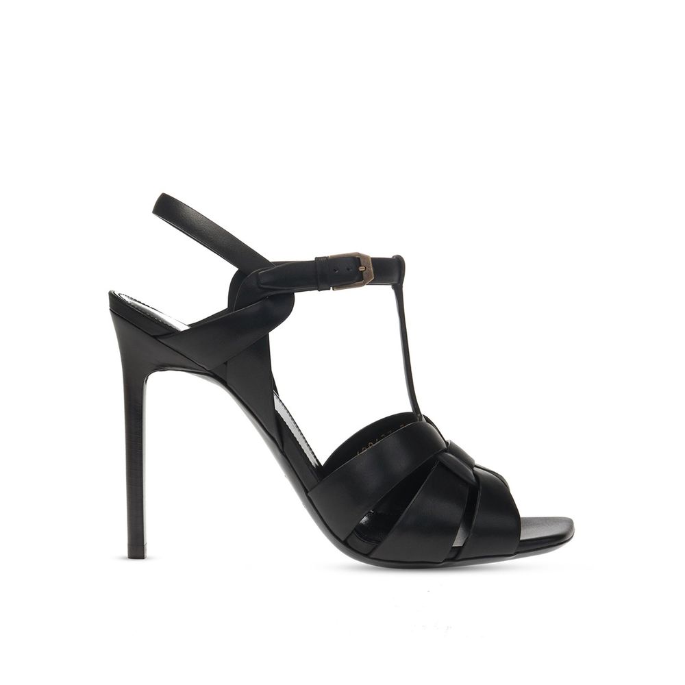 Sandales Saint Laurent Tribute noires