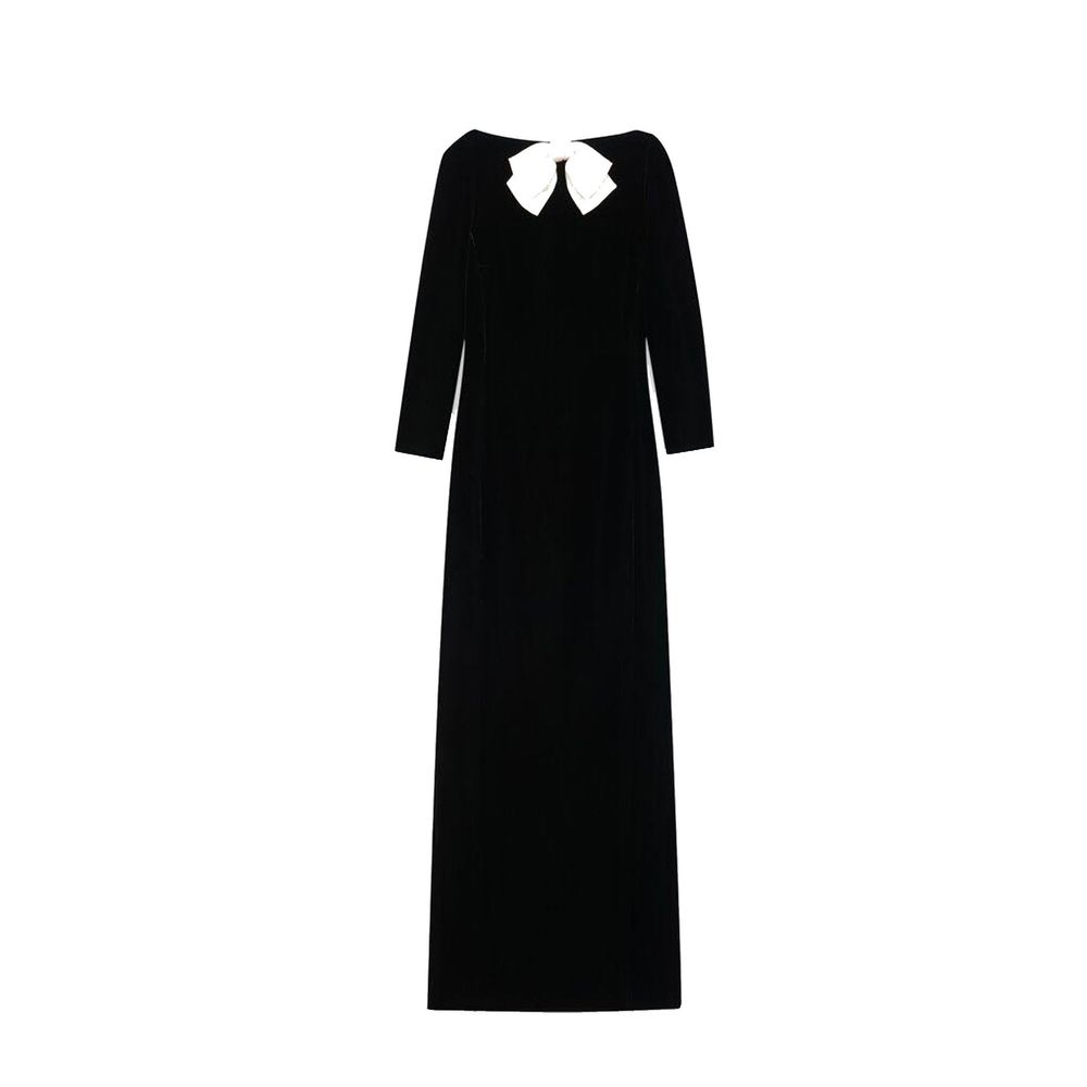 Robe longue Saint Laurent noire