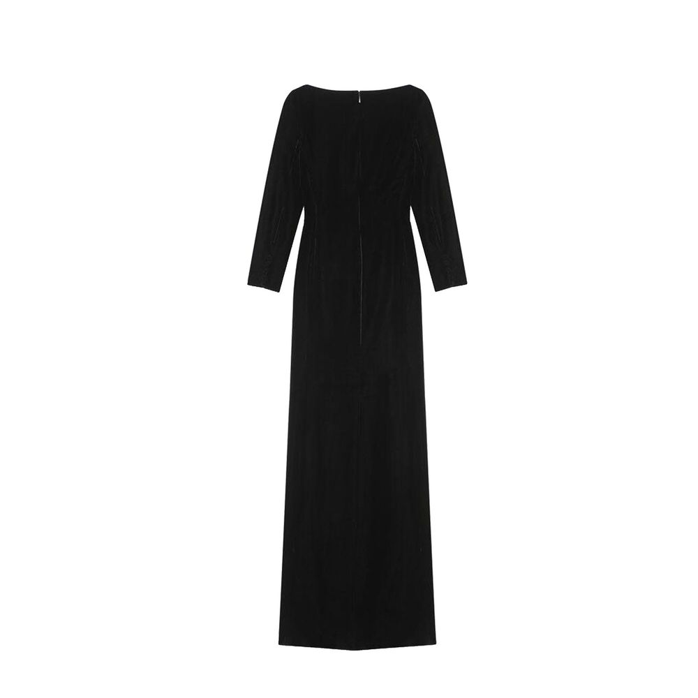 Robe longue Saint Laurent noire